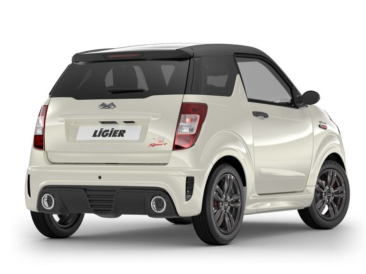 Ligier JS50 C Sport Young Helmiaisvalkoinen taka