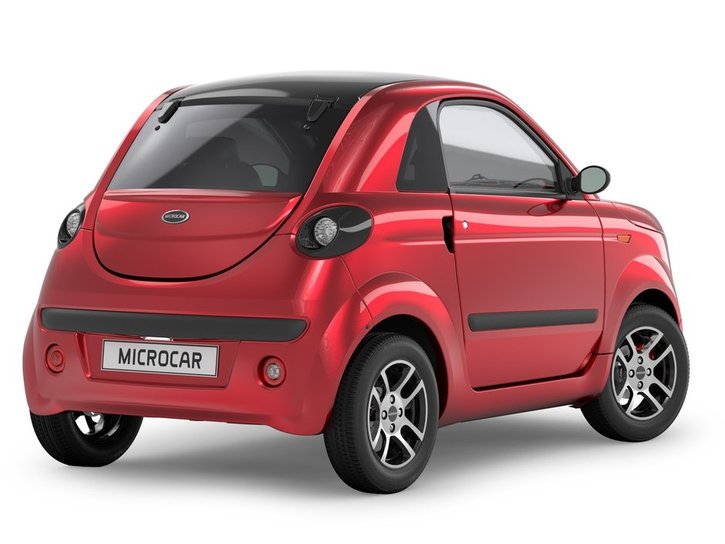 Microcar Due Plus Punainen taka