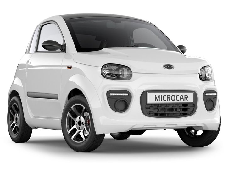 Microcar Due Plus Valkoinen etu
