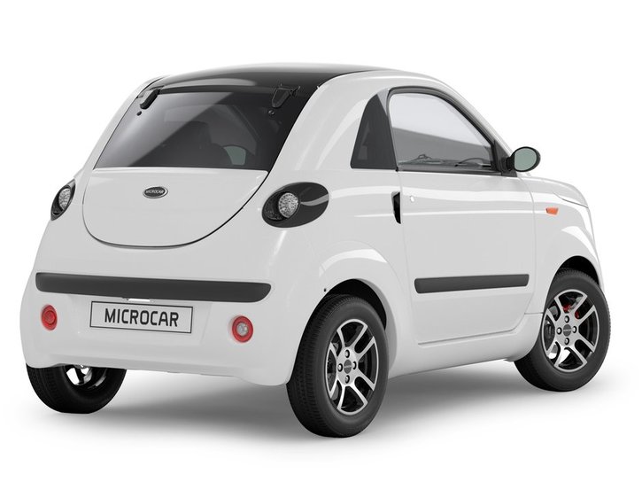 Microcar Due Plus Valkoinen taka