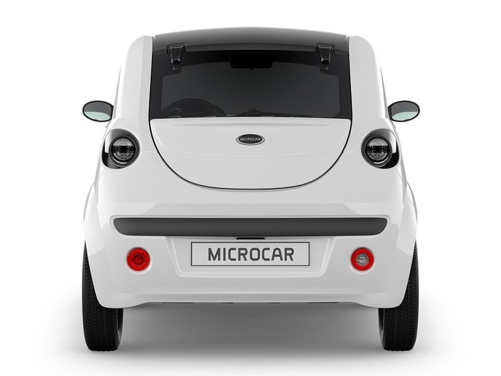 Microcar Due Plus Valkoinen taka2