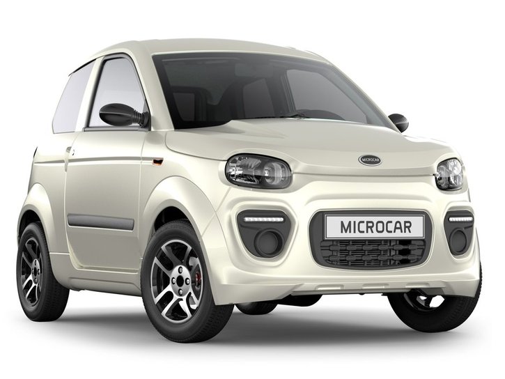 Microcar MGo Plus Helmiaisvalkoinen etu