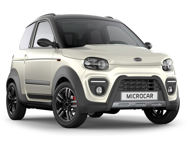 Microcar MGo X Helmiaisvalkoinen etu